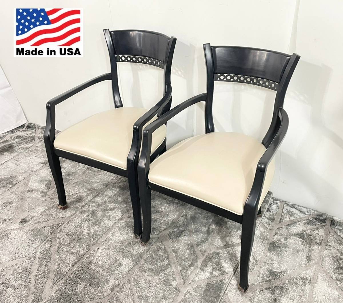 お買い得，品質保証 アメリカ家具 ラウンジチェア KWALU ダイニングチェア シニアリビングチェア ゲストチェア カフェ 米軍放出品 220&times;2個口 TL8IM(ダイニングチェア)｜売買されたオークション情報、yahooの商品 ダイニングチェア