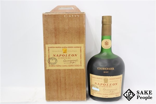 ◆注目! クルボアジェ ナポレオン 945ml 40％ 箱付き コニャック