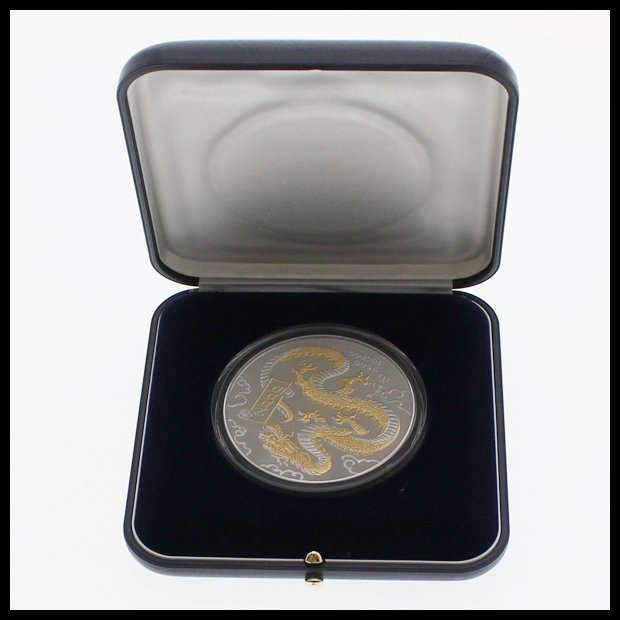 ○中古○モンゴル 干支銀貨 龍 2000年 コイン 2500 TOGROG 5oz 5オンス