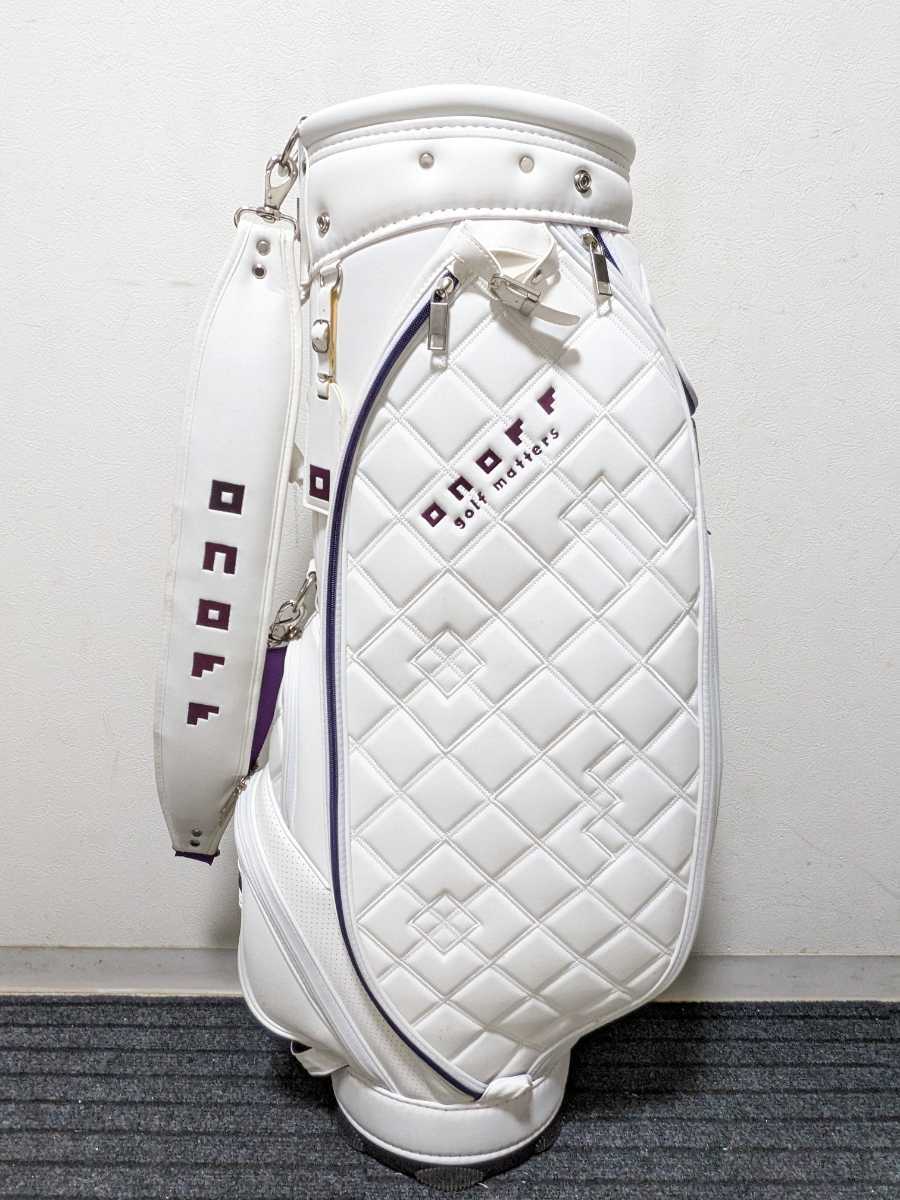 オノフキャディーバッグ　フ-ド付 ONOFF オノフ キャディバッグ フード付き GOLF ゴルフ 【公式通販】