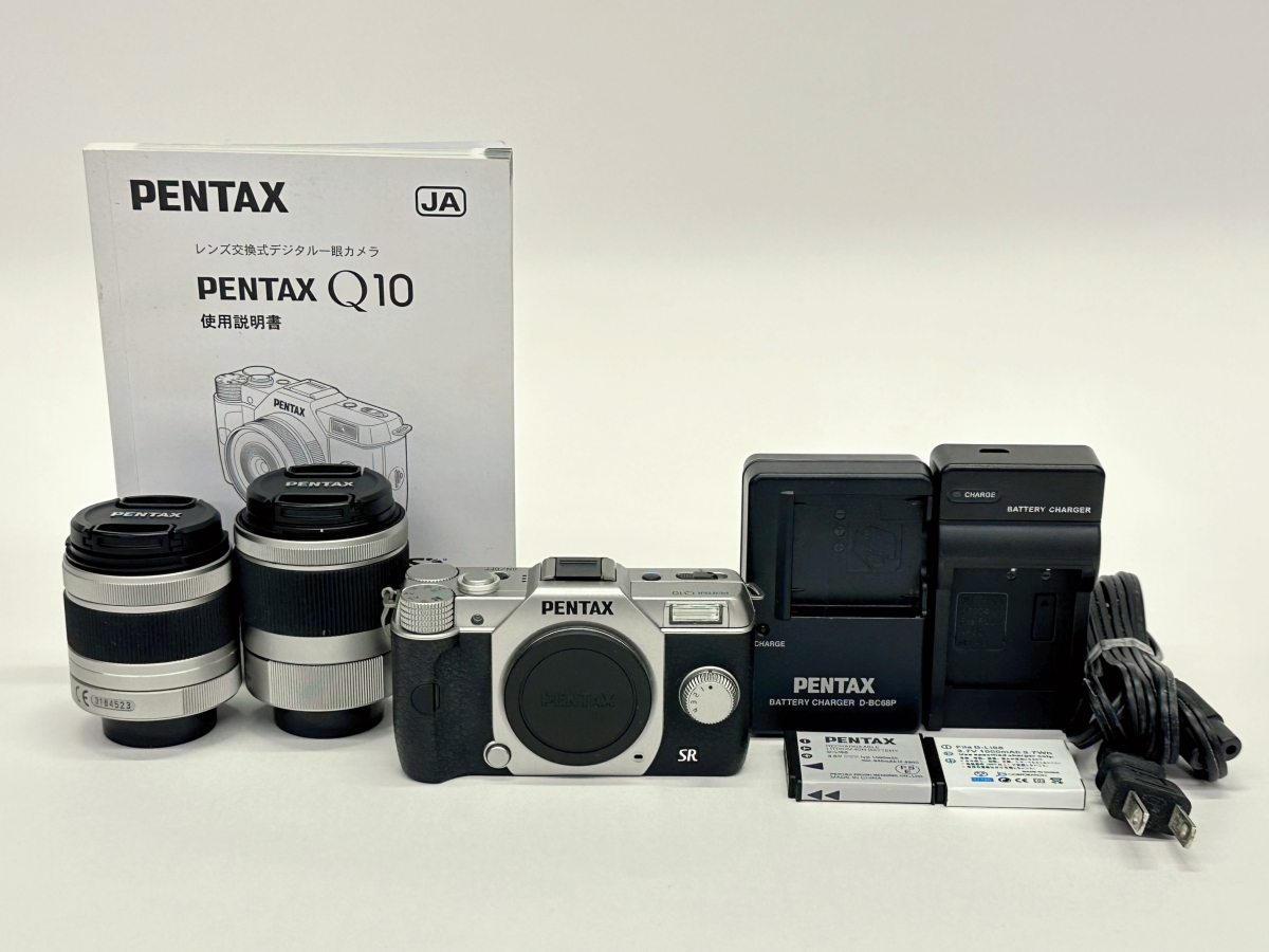 動作保証】PENTAX ペンタックス Q10 ミラーレス一眼 ダブルレンズ