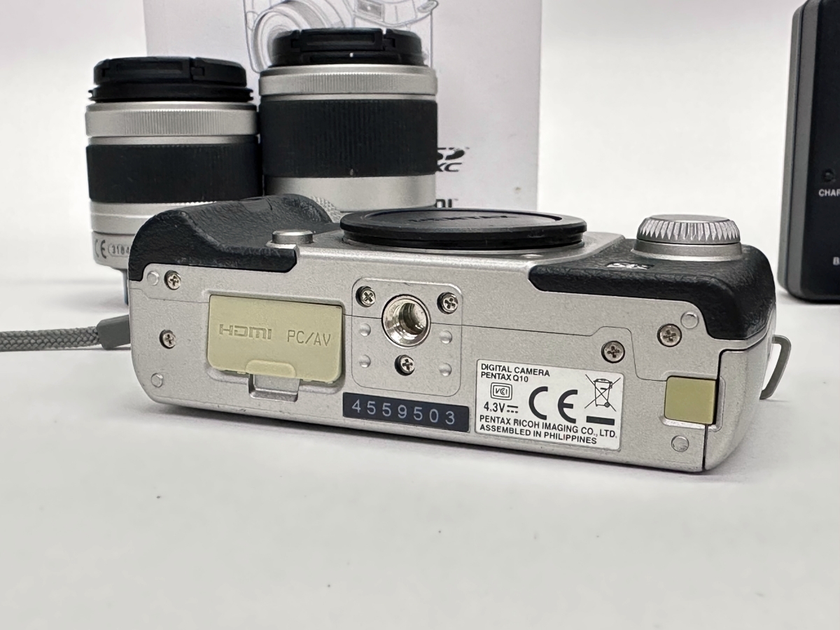 動作保証】PENTAX ペンタックス Q10 ミラーレス一眼 ダブルレンズ