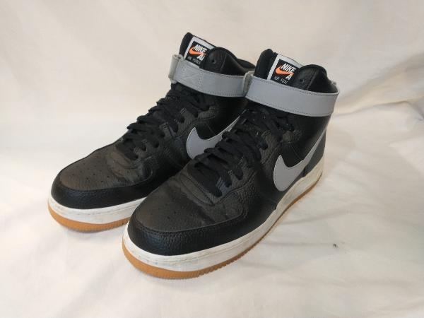 NIKE AIR FORCE 1 07 HIGH AT7653-001 28.5cm BLACK×GRAY ナイキ エアフォース・ワン ハイカット ブラック×グレー 店舗受取可