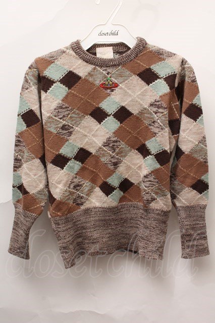 Vintageオークション】Vintage アーガイルニット Vivienne Westwood