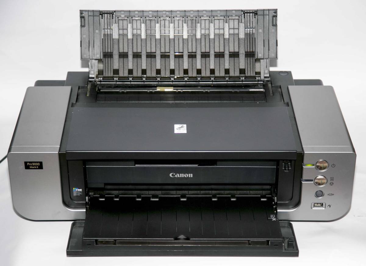 Canon　PIXUS 　Pro9000MarkⅡ　　A３インクジェットプリンター　　純正インク８色付　おまけ有