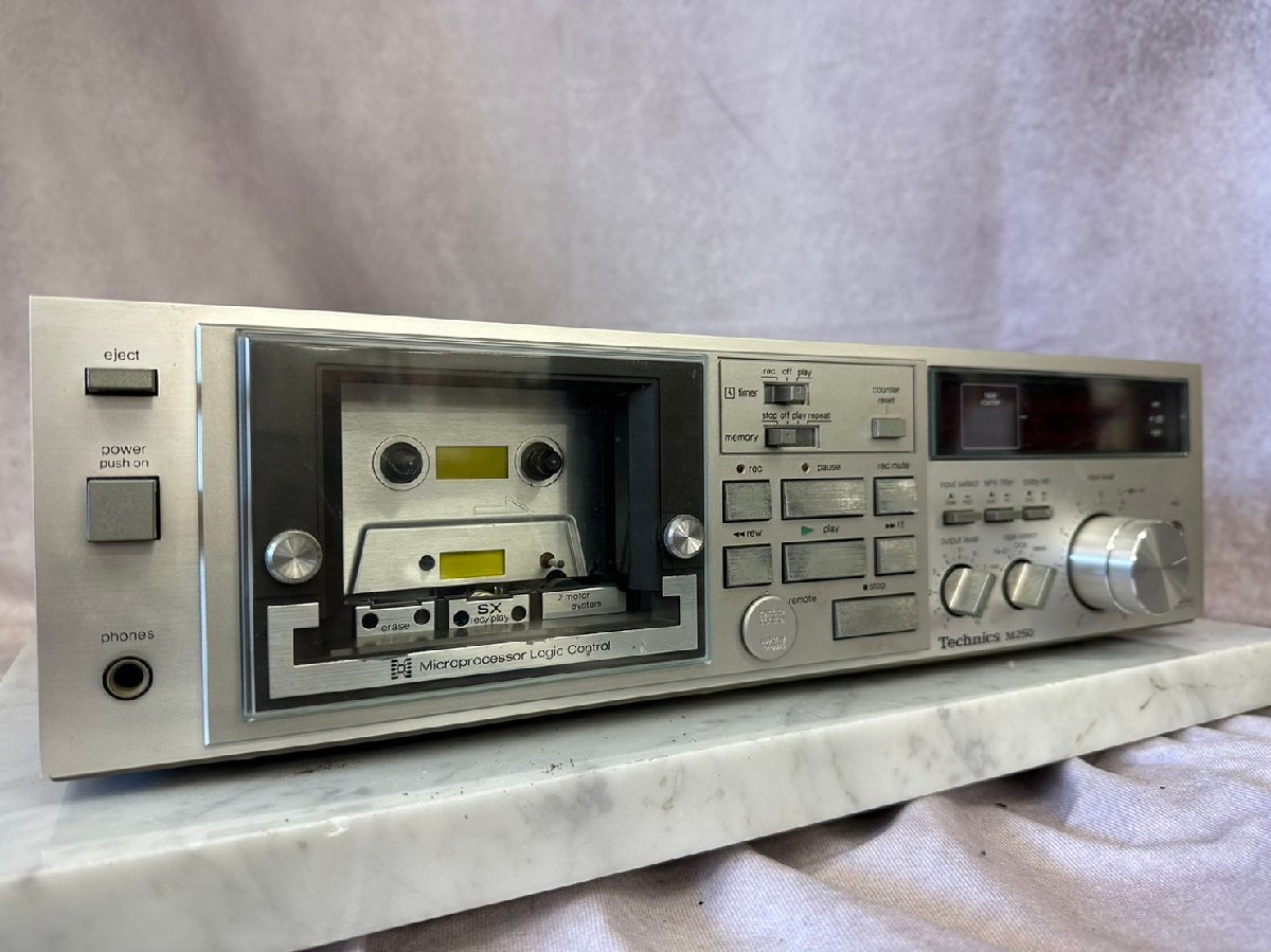 ★☆Technics 　M250 カセットデッキ □t1548 ジャンク☆Technics テクニクス M250 カセットデッキ 【公式通販】