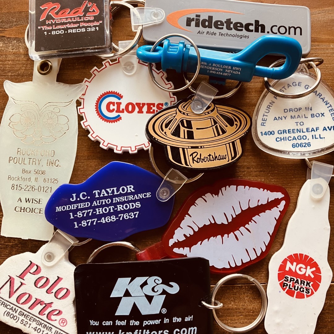 アメリカのキーリング80個☆vintage／まとめ売り／企業物／ノベルティ