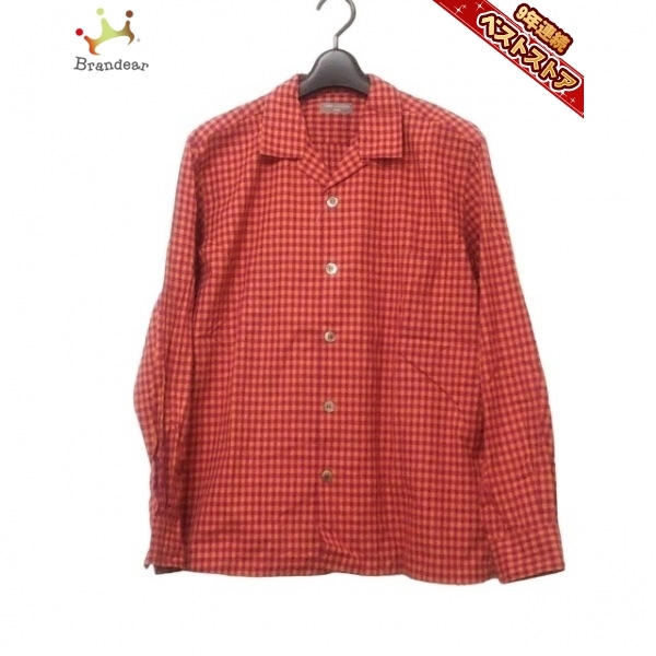  コムデギャルソンオム COMMEdesGARCONS HOMME 長袖シャツ - オレンジ&times;パープル メンズ チェック柄 トップス(レディースファッション)｜売買されたオークション情報、yahooの商品情報をアーカイ その他