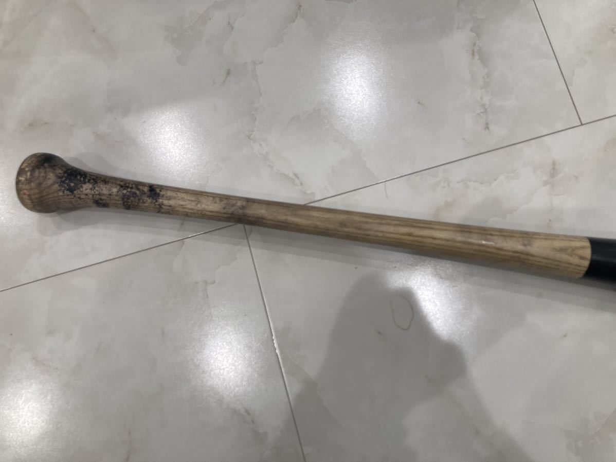 タマザワ　楽天イーグルス　48渡邊佳明　支給品　実使用バット　NPBマーク NPB渡邊佳明.木製バット