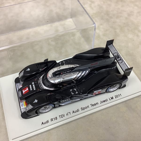 1円〜 スパーク 1/43 アウディ R18 TDI No.1 Audi Sport Team Joest LM2011 ポルシェ997 ...