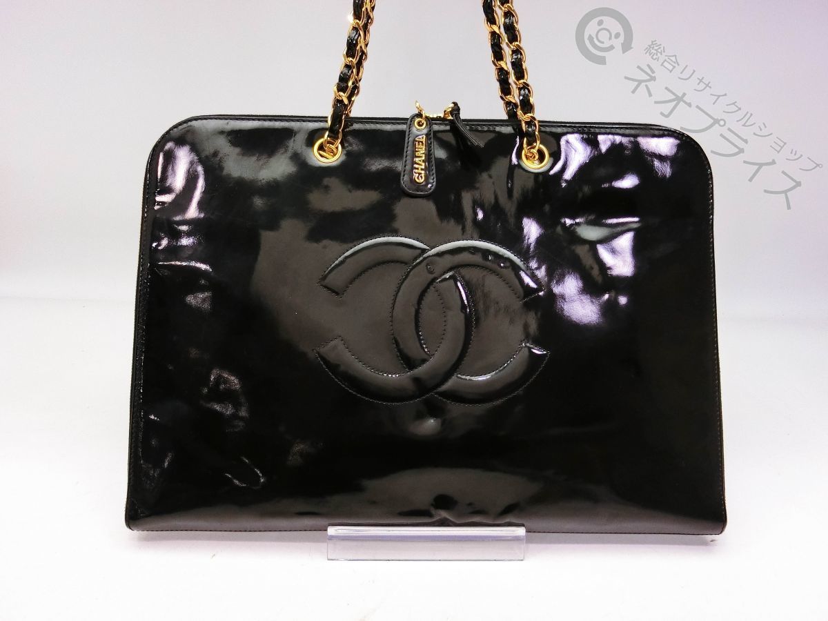 シャネル デカココマーク CHANEL ヴィンテージ トート ギャラ