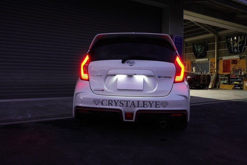 E12 ノート ファイバーLEDテール | クリスタルアイ ニッサン （NOTE&frasl;ニスモ&frasl;eパワー) (NOTE&frasl;ニスモ&frasl;eパワー) オール J274RC 日産 テール全灯化 LED ニスモ(テールライト)の e-power対応 注目！3000円ポッキリクーポン割引対象外〇E12