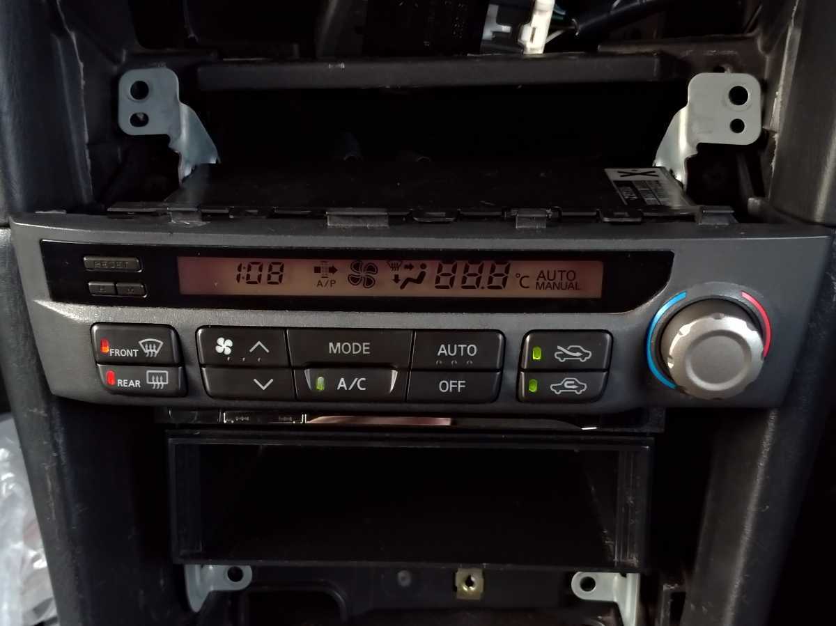 日HR34 ER34 スカイライン 純正 エアコンスイッチ 動作OK 製廃 日産 スカイライン R34 純正 エアコンパネル スイッチ