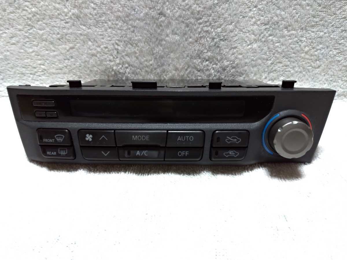 動作OK 製廃 日産 スカイライン R34 純正 エアコンパネル スイッチ