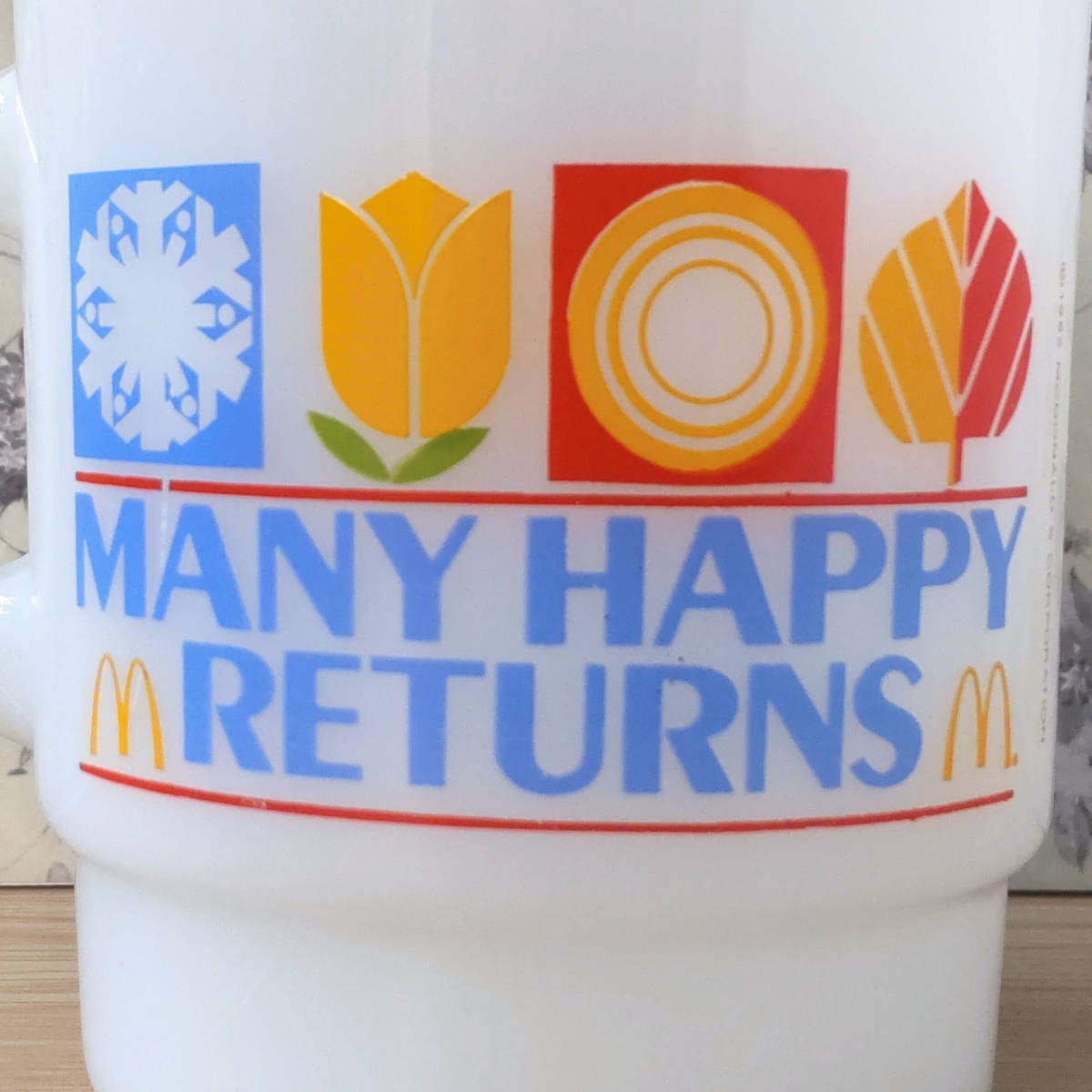 Fire-King ファイヤーキング McDonald's マクドナルド MANY HAPPY