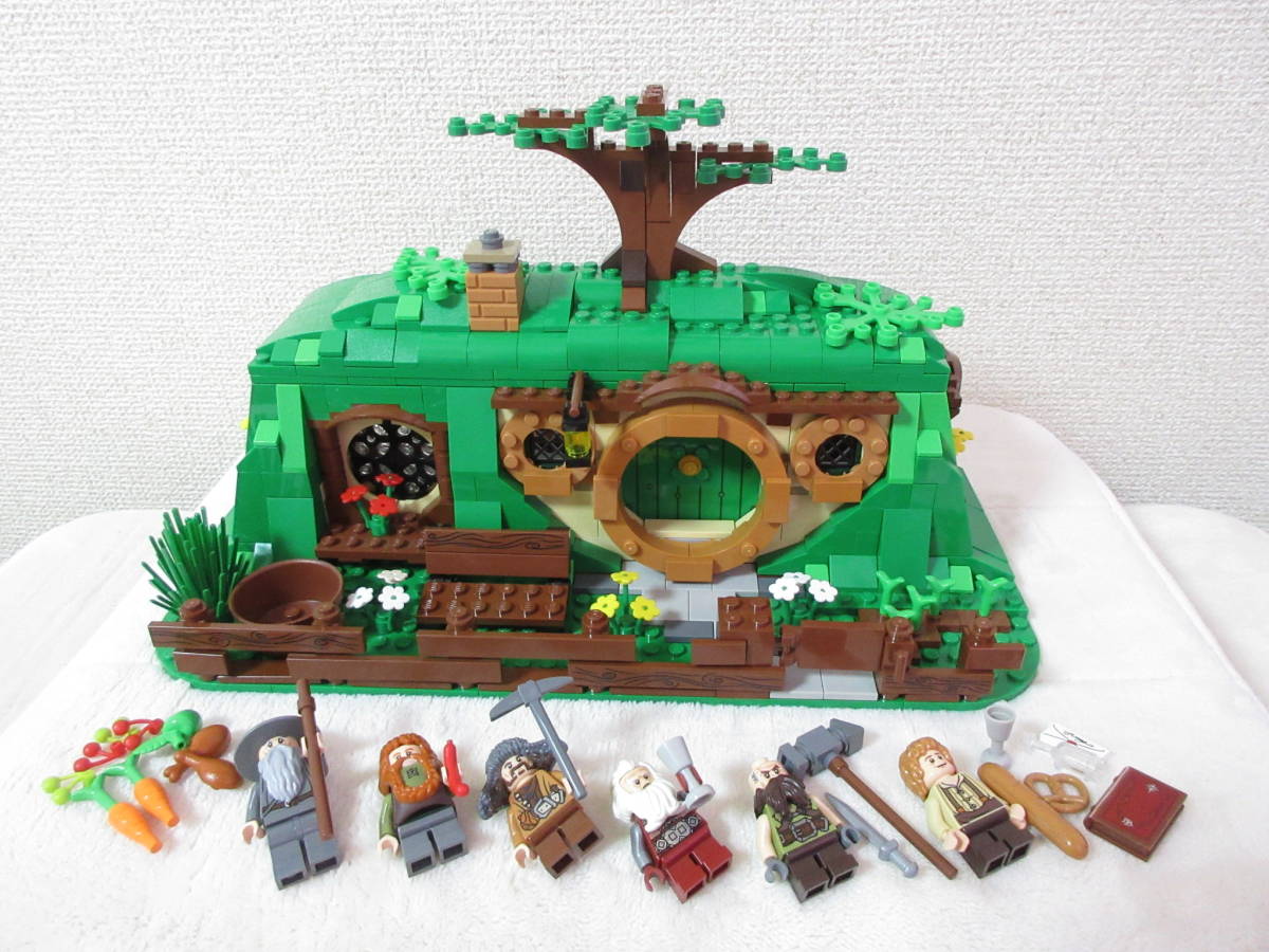 LEGO 状態良好 ♯79003 ホビット 予期せぬ出会い ミニフィグ 建物 完成 