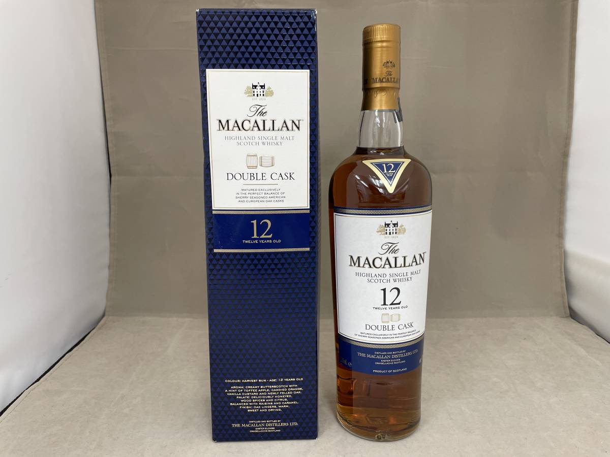 未開栓】1円スタート☆ MACALLAN マッカラン12年 DOUBLE CASK ダブル