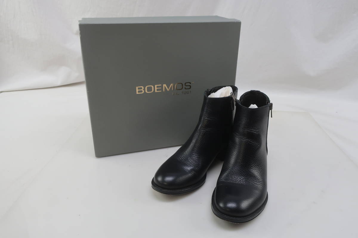 限定SALE，格安 送800円 7706 BOEMOS ボエモス レディース レザーシューズ ショートブーツ サイドジッパー 黒 36(レディースシューズ)｜売買されたオークション情報、yahooの商品情報をアーカイブ公開 - オークフ その他