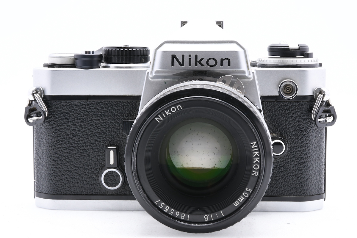 NIKON FE + AI NIKKOR 50mm F1.8 ニコン フィルムカメラ MF一眼レフ