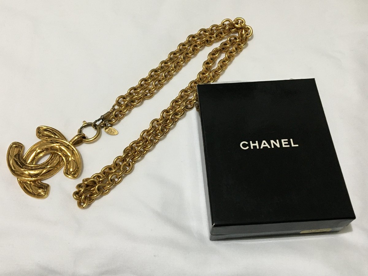 ココマーク シャネル ネックレス CHANEL ロングチェーンネックレス GP 