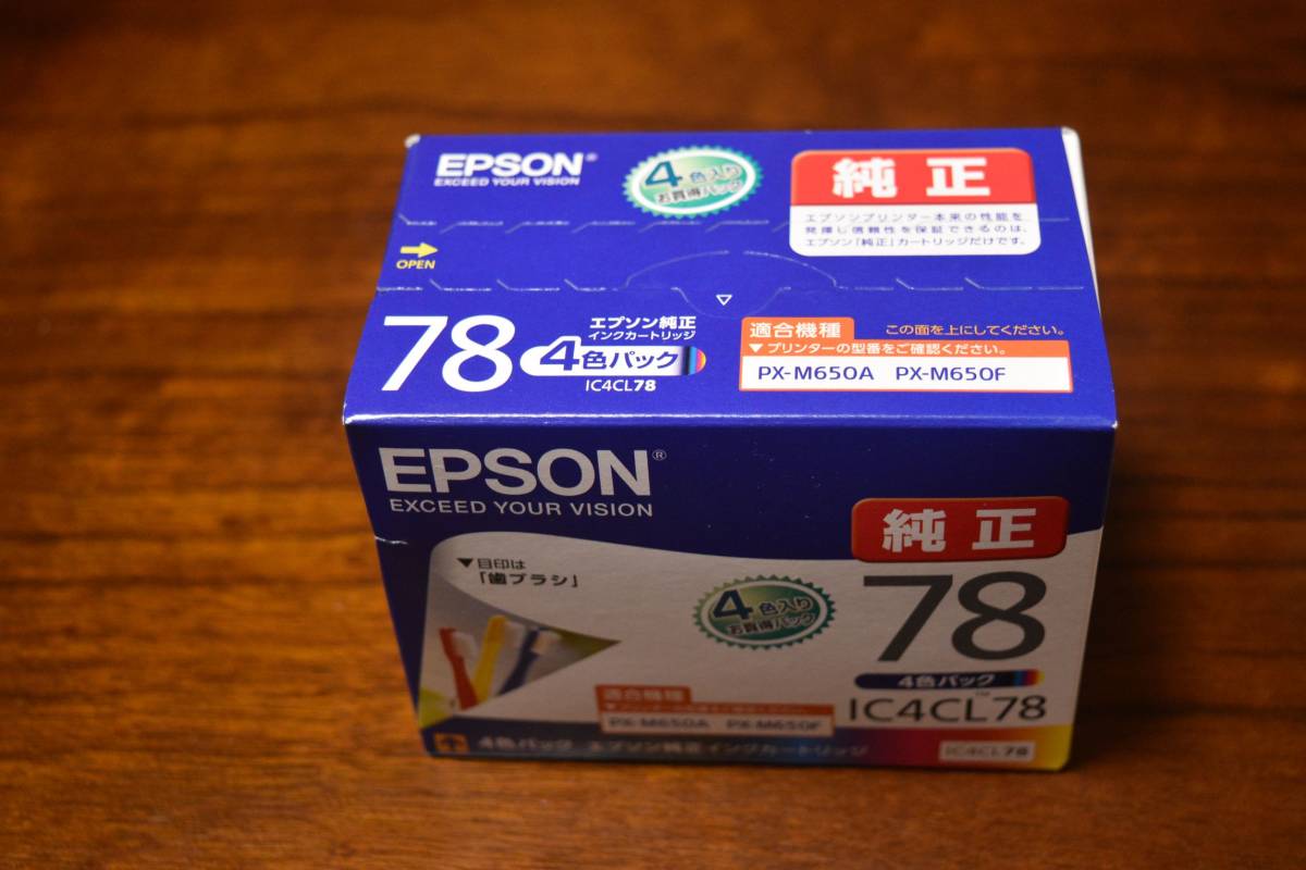  EPSON エプソン 純正 インクカートリッジ IC4CL78(エプソン)｜売買されたオークション情報、yahooの商品情報をアーカイブ公開 - オークファン エプソン