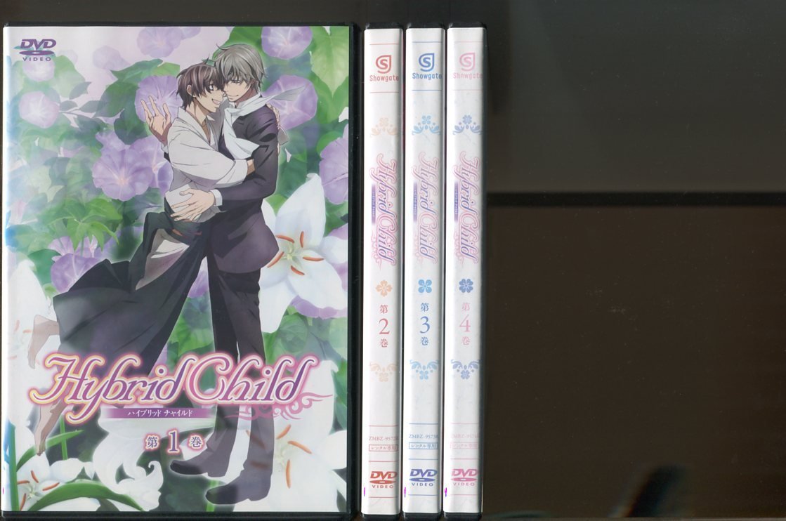 a4490 「Hybrid Child ハイブリッド チャイルド」全4巻セット レンタル用DVD/岡本信彦/平川大輔