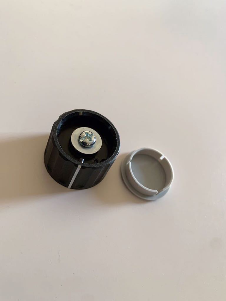 ライテルRitelアイソレーター用ノブ（ツマミ）黒×ライトグレー　Dopereal AlphaRecordingSystem urei等_3