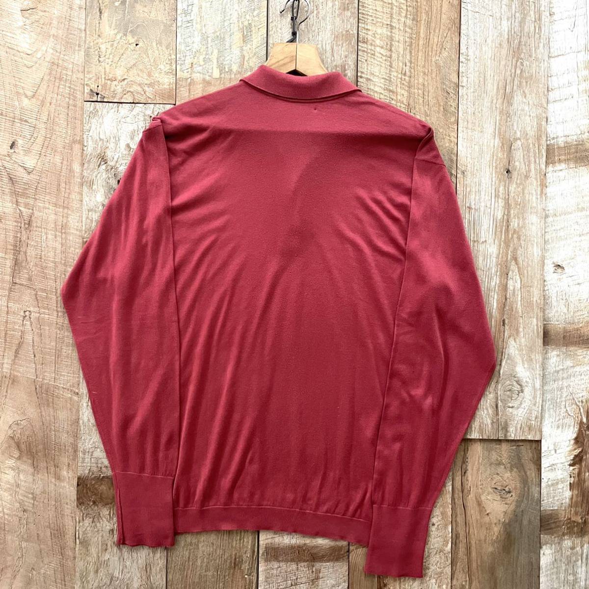 希少美品旧タグ】JOHNSMEDLEY ジョンスメドレー ニット ポロシャツ 