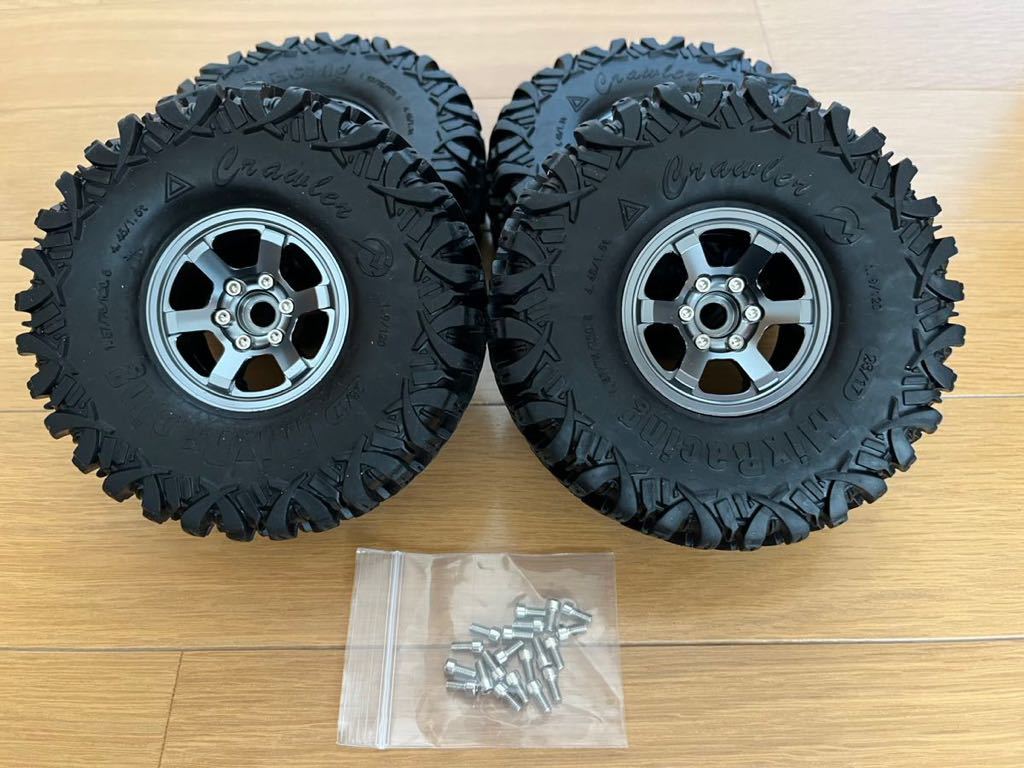 ラジコン　クローラー　INJORA 1.9インチ　アルミホイール・タイヤセット　新品未使用品