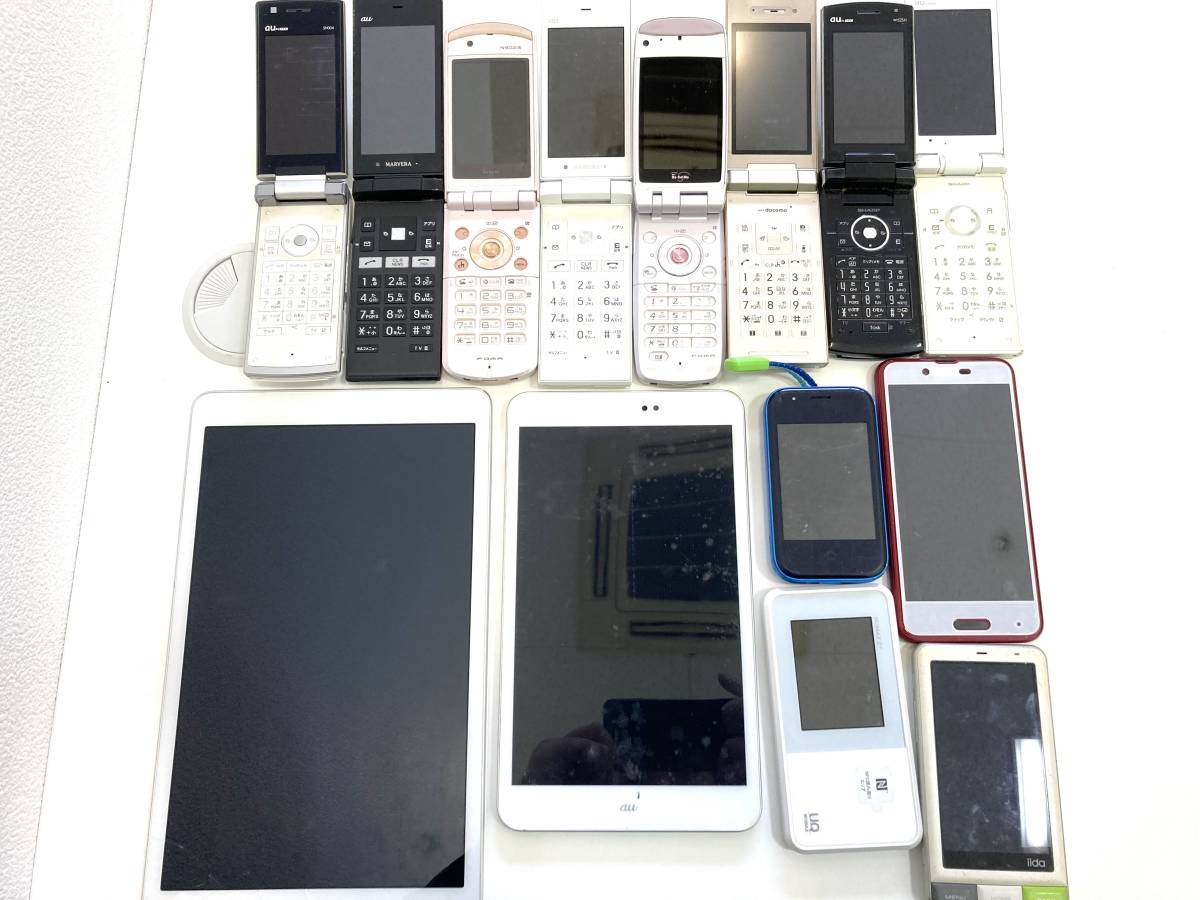 ジャンク品ガラケー14点他まとめ売り ジャンク品】ガラケー 9台 まとめ