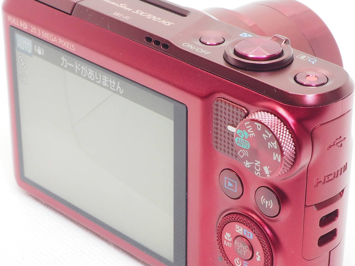 □ほぼ新品□ キャノン CANON POWER SHOT SX720HS レッド 《元箱 付属 