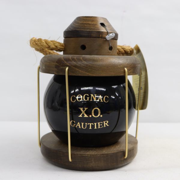 GAUTIER（ゴーティエ）XO ランタン型ボトル 40％ 700ml 陶器（重量