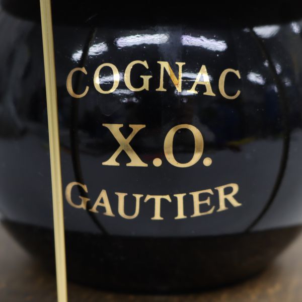 GAUTIER（ゴーティエ）XO ランタン型ボトル 40％ 700ml 陶器（重量