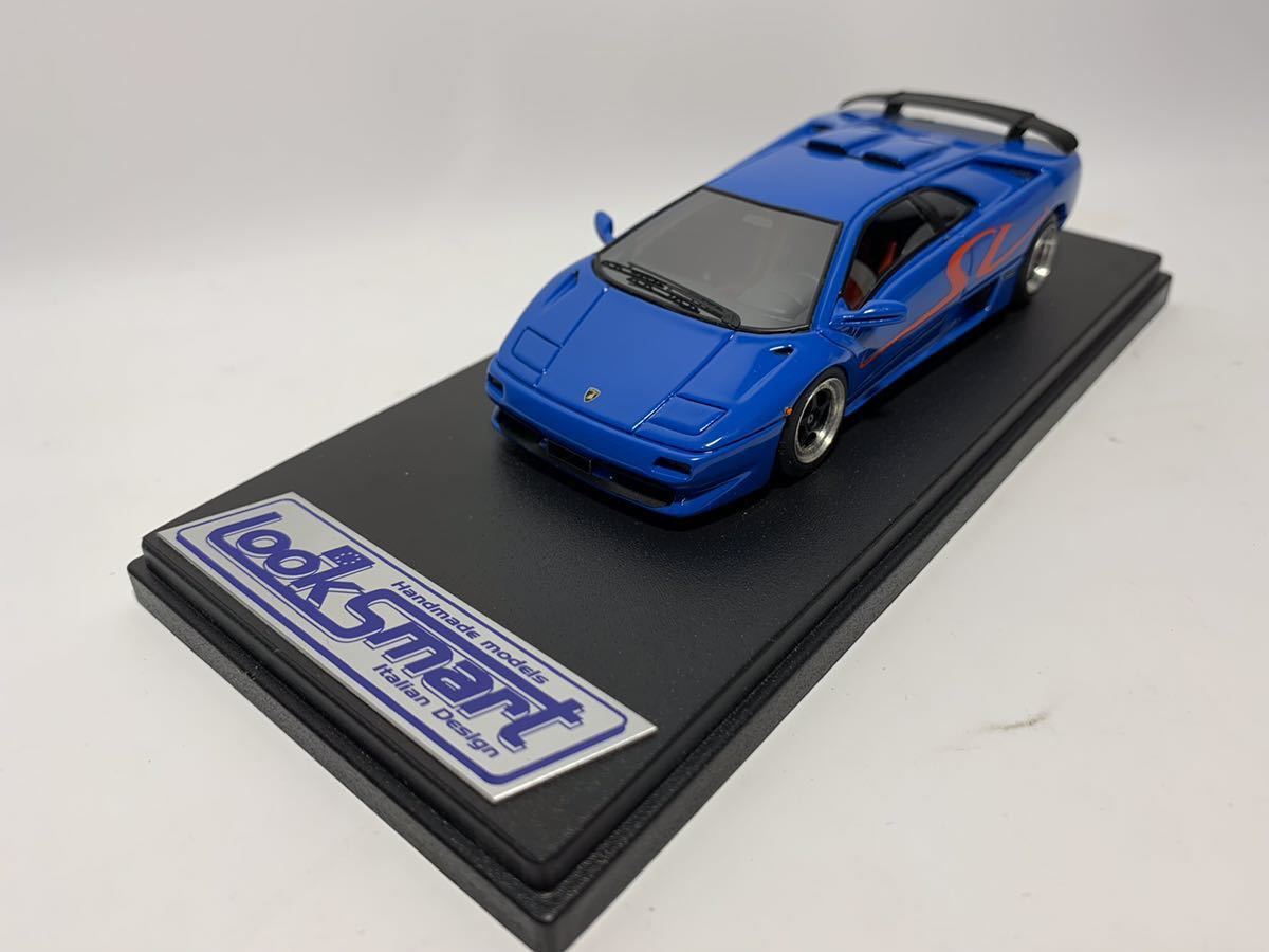 Looksmart ルックスマート 1/43 Lamborghini Diablo SV 1995 Blue