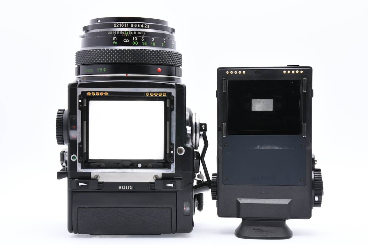 ZENZA BRONICA ETR SP + 50mm F2.8 + 75mm F2.8 + 150mm F3.5