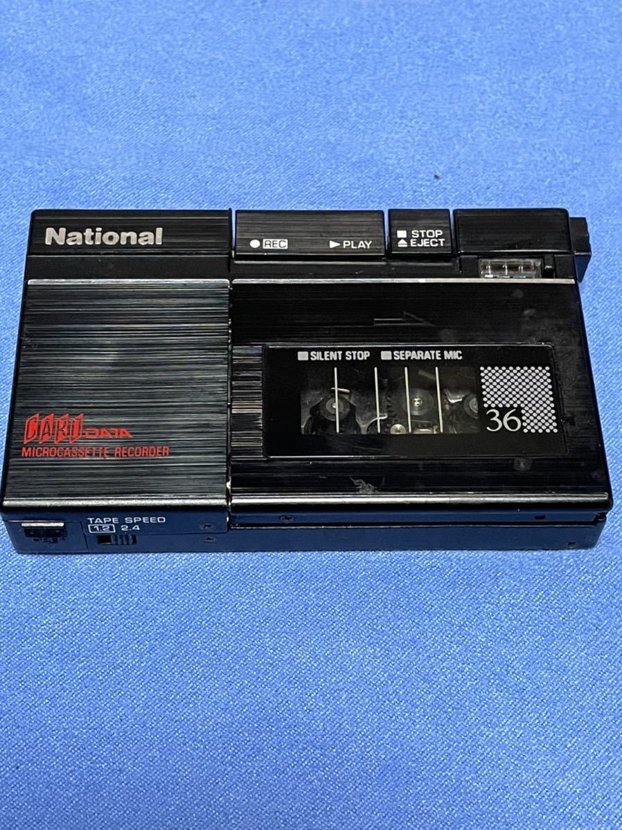 ナショナル マイクロカセットレコーダー RN－Z36カセットデッキ