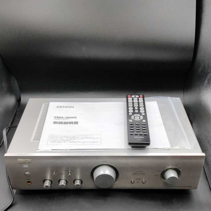 DENON PMA-390RE リモコン説明書付き
