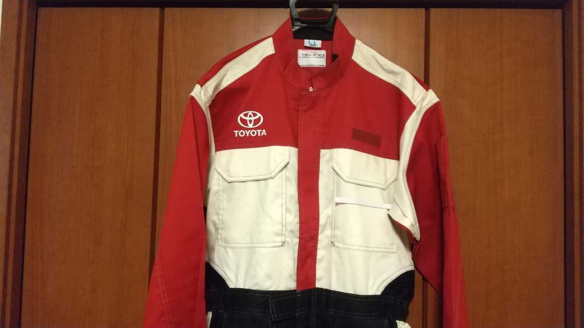 未使用】TOYOTA トヨタ つなぎ 作業着 [LL] TRD トムス メカニック