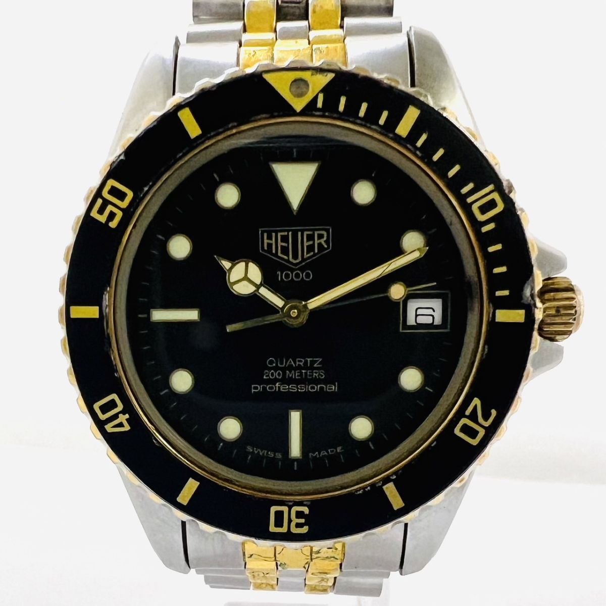 T829-I25-4369◎【電池交換済み/稼働】 TAG HEUER タグホイヤー 1000 
