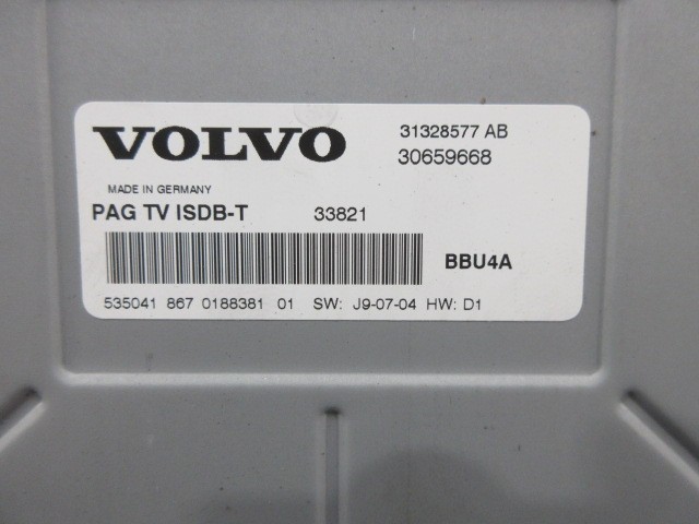 33299 MB4164T V40 ボルボ 純正 テレビチューナー 31328577AB(地デジ 
