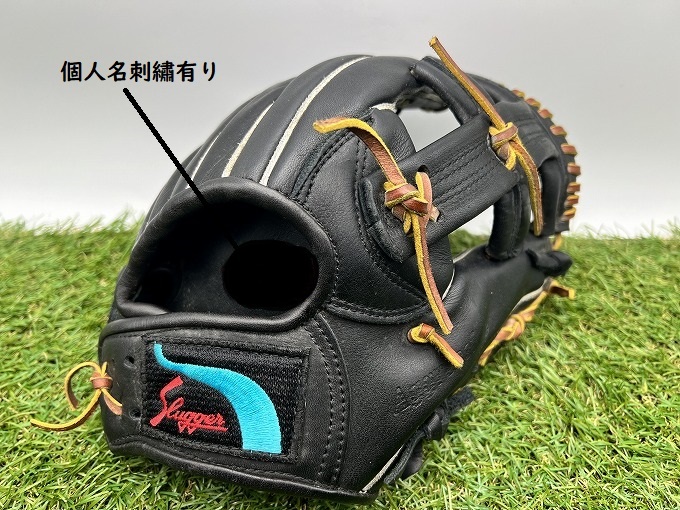 121911】久保田スラッガー 軟式用 内野手用 グローブ グラブ 刺繍有り