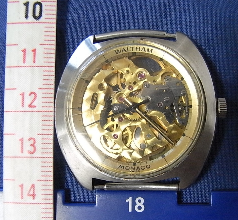 waltham（ウォルサム）両面スケルトン ヴィンテージ？腕時計 手巻き