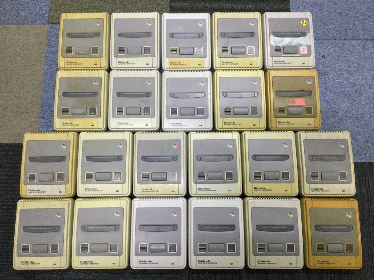 【N2275/140/0】ジャンク★SFC★スーパーファミコン★スーファミ★本体★22台セット★大量★まとめ★セット★NINTENDO★任天堂★