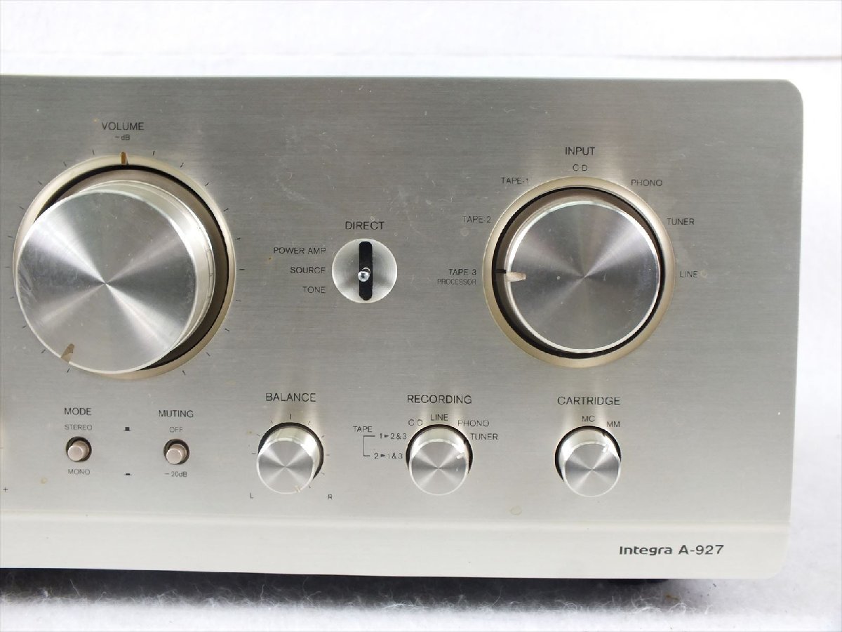 ONKYO Integra A-927 プリメインアンプ オンキヨー⁄オンキョー
