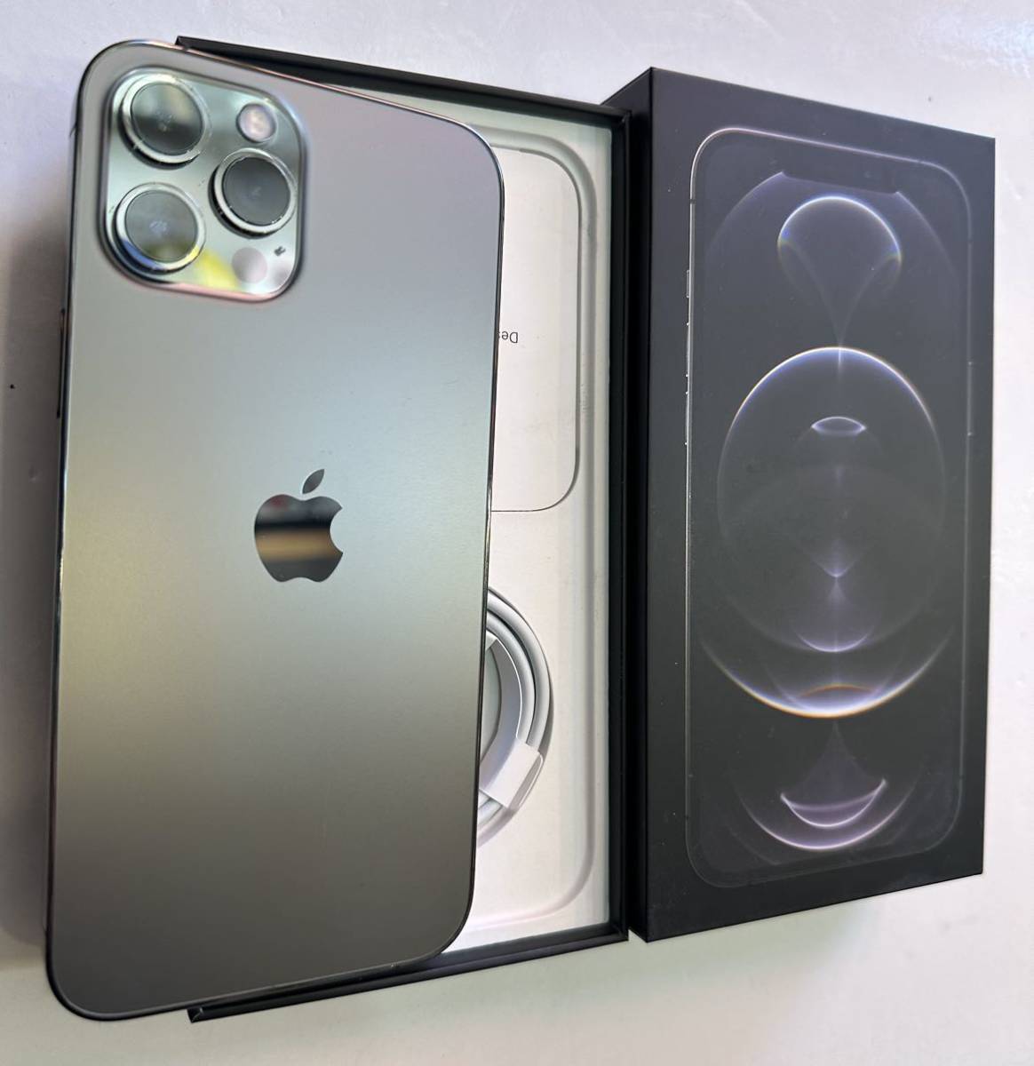 工場直営店 Apple iPhone 12 Pro Max 128GB グラファイト SIMフリー 残