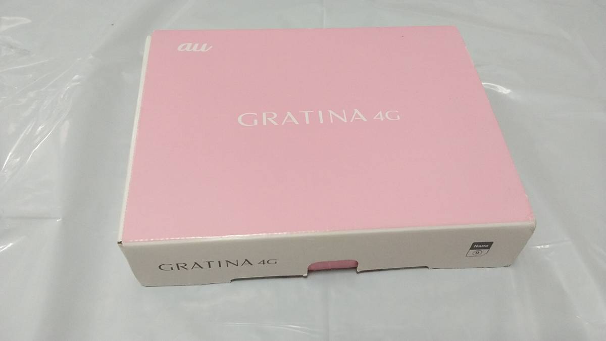 au 京セラ GRATINA 4G KYF31SPA ピンク SIMロック解除済 送料無料