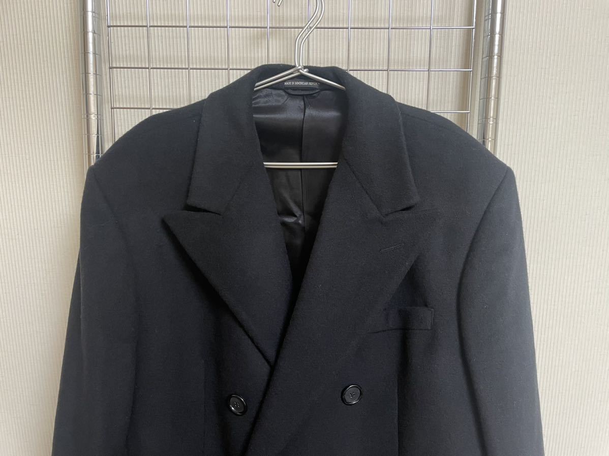 LAUREN Ralph Lauren メンズ ダブルチェスターコート 黒 LAUREN RALPH