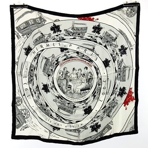 エルメス エルメス HERMES 希少 70周年記念 カレ70 JEU DES OMNIBUS ET