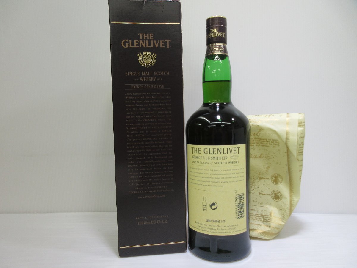 グレンリベット 15年 フレンチオークリザーブ THE GLENLIVET 1000ml 40