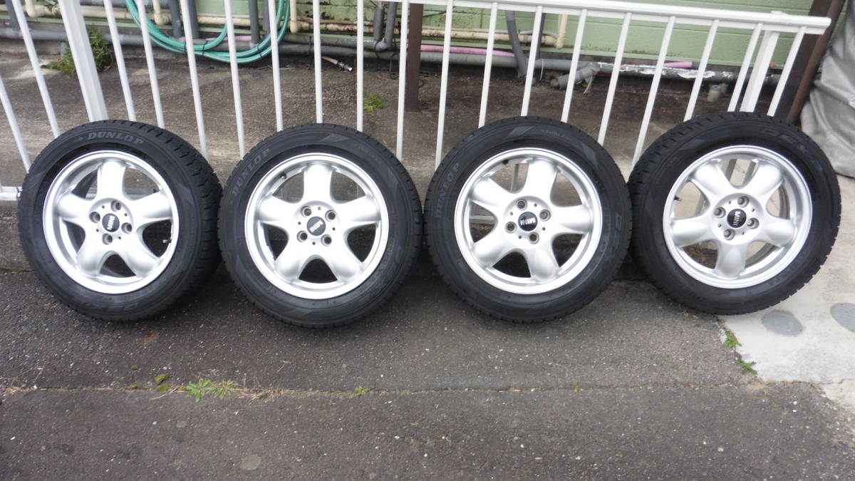 BMWミニクーパーR53・R56純正15インチスタッドレス4本セット